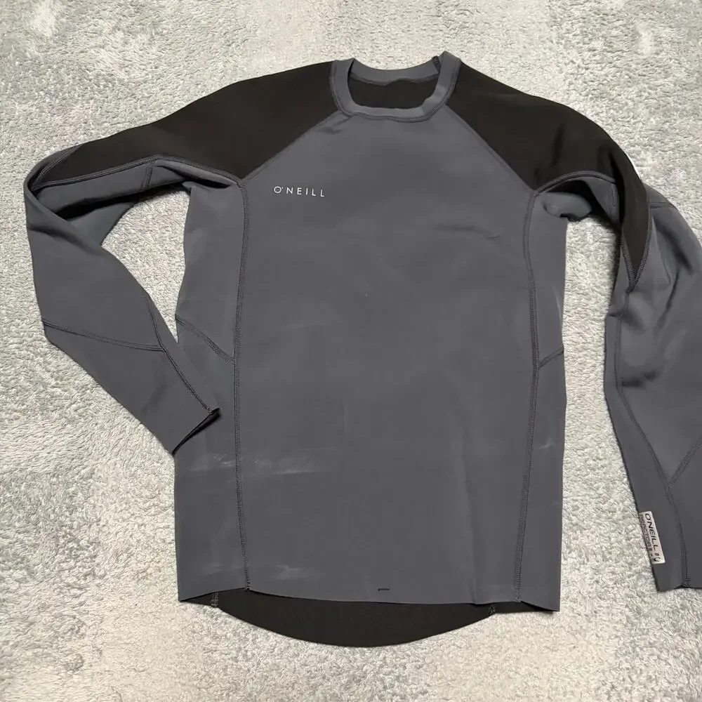 O'Neill Reactor 2 1.5mm Long Sleeve Wetsuit Shirt Mens XL Gray